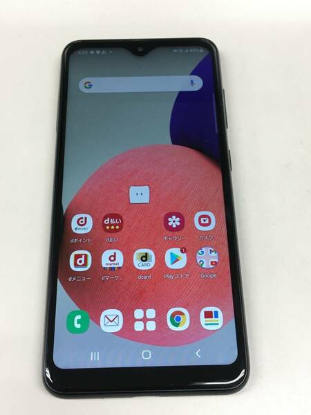 2.送料無料 美品 SIMフリーdocomo Galaxy A22 5G SC-56B ブラック　本体2.