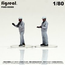 F080-00089 figreal 1/80 物流現場の作業員セット02 彩色済フィギュア_画像2