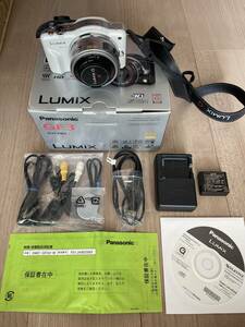 LUMIX GF3 DMC-GF3X-W 電動ズームレンズキット （シェルホワイト）