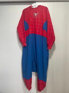 スパイダーマン　着ぐるみ　パジャマ つなぎ 部屋着 イベント 大人用