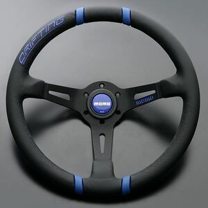  regular imported goods "Momo" steering wheel dolifting35 pie blue MOMO DRIFTING 85mm deep cone 