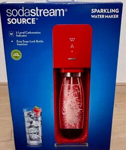 ソーダストリーム Source v3 スターターキット SSM1064 レッド　SodaStream 炭酸水