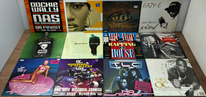 ヒップホップ ラップ R&B 12inch レコード 大量 72枚セット Promo盤あり 0312 DJ クラブ ダンス 洋楽 TLC 2PAC Lil Kim Missy Eliot