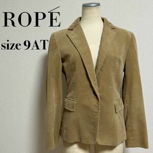 ROPE ロペ ジャケット テーラードジャケット コーデュロイ 美シルエット