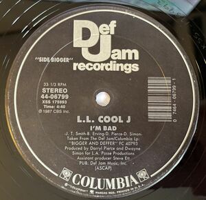 L.L. Cool J / I'm Bad 12inch盤その他にもプロモーション盤 レア盤 人気レコード 多数出品。