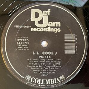 L.L. Cool J / I'm Bad 12inch盤その他にもプロモーション盤 レア盤 人気レコード 多数出品。の画像1