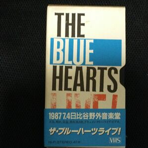  THE BLUE HEARTS ブルーハーツ VHSビデオ　甲本ヒロト 真島昌利 
