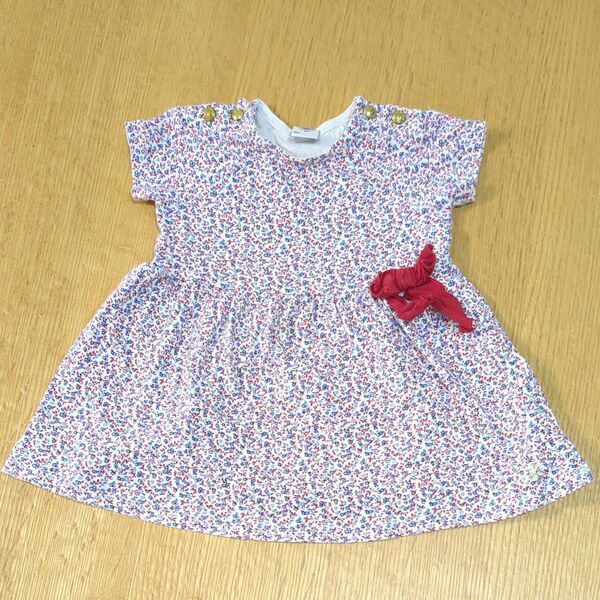  PETIT BATEAU 74cm　半袖ワンピース