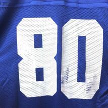 ■Reebok リーボック NFL NEW YORK GIANTS ニューヨーク ジャイアンツ SHOCKEY#80 ジェレミー ショッキー フットボールTシャツ/メッシュ■_画像6