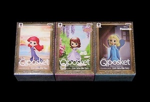 Qposket　Disney Characters petit　Ariel Sofia BlueFairy　全３種　アリエル　ソフィア　ブルーフェアリー