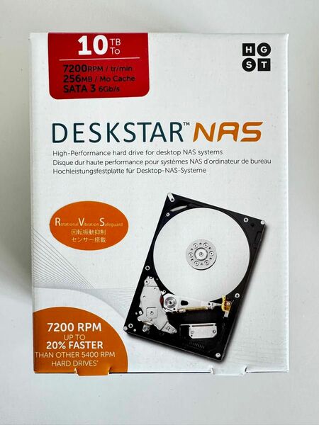 HGST NAS HDD 10TB 7200rpm 256MB 1 SATAHDD