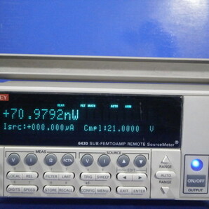 KEITHLEY 6430 SUB-FEMTOAMP REMOTE SourceMeterの画像2