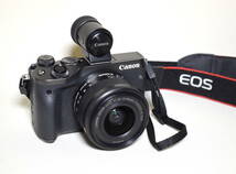 Canon EOS M6 ダブルズームキット EF-M 15-45mm/EF-M 55-200mm EVF-DC2付属 ミラーレス一眼カメラ_画像2