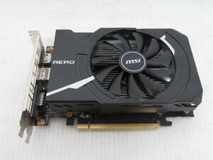 MSI GeForce GTX 1650 AERO ITX 4G OC グラフィックボード 現状品 ジャンク品