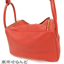 101722263 エルメス HERMES リンディ 34 □O刻印 ブーゲンビリア シルバー金具 トリヨン 2WAY ハンドバッグ ショルダーバッグ_画像2