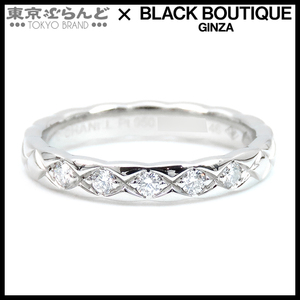 101711279 シャネル CHANEL ココクラッシュ マリッジリング 5PD J11355 Pt950 ダイヤモンド #46 5.5号相当 0.10ct 指輪 レディース 仕上済