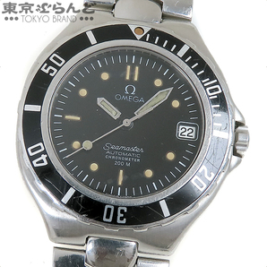 101699862 1円 オメガ OMEGA シーマスター 200m 368.1051 ブラック プレボンド ラージ アンティーク 腕時計 メンズ 自動巻 オートマチックの画像1