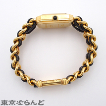 101724718 シャネル CHANEL プルミエール H0001 ブラック ゴールド金具 GP レザー ＃M 腕時計 レディース 電池式_画像3