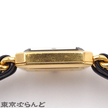 101724718 シャネル CHANEL プルミエール H0001 ブラック ゴールド金具 GP レザー ＃M 腕時計 レディース 電池式_画像7