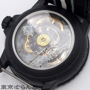 101724120 1円 スウォッチ Swatch ブランパン フィフティ ファゾムス OCEAN OF STORMS S035B400 黒 バイオセラミック 腕時計 メンズ 自動巻の画像3