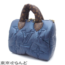 101705425 ルイヴィトン LOUIS VUITTON スピーディバンドリエール 25 2WAY M21061 ネイビー LVピロー モノグラム ハンドバッグ レディース_画像2