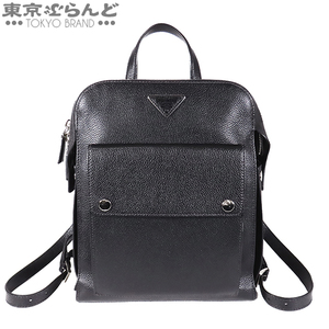 101684727 プラダ PRADA バックパック 2VZ040 ブラック レザー リュック・デイパック メンズ