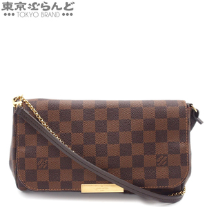 101698382 ルイヴィトン LOUIS VUITTON フェイボリットMM 2way N41129 ダミエキャンバス ショルダーバッグ レディース