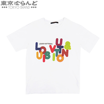 101674091 ルイヴィトン LOUIS VUITTON ホワイトxマルチカラー コットン Tシャツ 中国 深セン展示会限定モデル M 半袖 メンズ_画像1