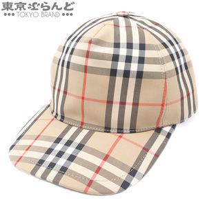 101707897 バーバリー BURBERRY ベースボールキャップ チェック柄 8021444 ベージュ コットン ポリエステル ＃M キャップ メンズ