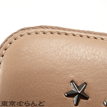 101685517 ジミーチュウ JIMMY CHOO FILIPA J000108495001 ピンク レザー スタースタッズ 長財布 レディース_画像3