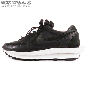 241001010840 ナイキ NIKE SACAIコラボ ナイキ LD ワッフル シューズ BV0073-002 ブラック ナイロン 靴 27 スニーカー メンズ