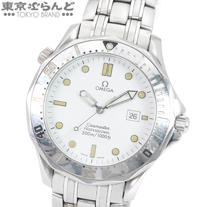 101715429 1円 オメガ OMEGA シーマスター プロフェッショナル 300m 2542.20 ホワイト SS デイト 保証書付き 腕時計 メンズ クォーツ式