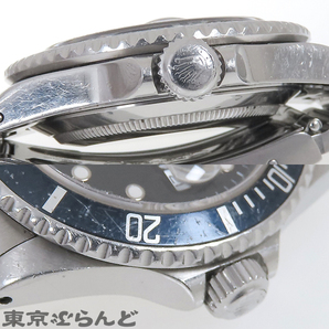 101719587 1円 ロレックス ROLEX サブマリーナー デイト 16610 L番 ブラック オイスターブレス ブルーベゼル 腕時計 メンズ 自動巻 刻印有の画像6