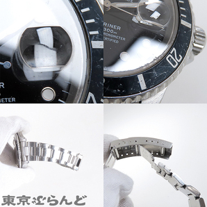 101719587 1円 ロレックス ROLEX サブマリーナー デイト 16610 L番 ブラック オイスターブレス ブルーベゼル 腕時計 メンズ 自動巻 刻印有の画像8