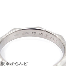 101711285 ブルガリ BVLGARI インフィニート ウェディング バンド リング 351916 プラチナ Pt950 ＃53 指輪 レディース 13号相当 仕上済_画像3