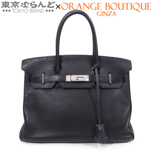 101686394 エルメス HERMES バーキン 30 □K刻印 黒 ブラック シルバー金具 トリヨン ハンドバッグ レディース