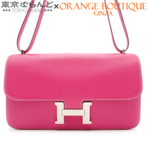 101686384 エルメス HERMES コンスタンス エラン □O刻印 ローズティリアン シルバー金具 エプソン ショルダーバッグ レディース_画像1