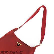 101694924 エルメス HERMES ヴェスパ GM ルージュアッシュ ゴールド金具 ブッフル ショルダーバッグ レディース_画像4