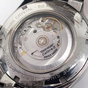 101725364 1円 タグホイヤー TAG HEUER カレラ WV211B ステンレススチール 腕時計 メンズ 自動巻の画像4