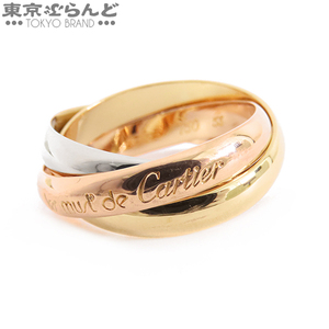 101711289 カルティエ CARTIER トリニティ リング 47898354 スリーカラーゴールド K18YG K18PG K18WG 13号相当 53 指輪 レディース 仕上済