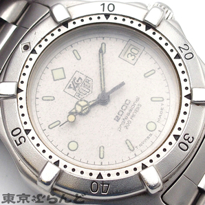 101724686 1円 タグホイヤー TAG HEUER 2000 プロフェッショナル ステンレススチール 腕時計 ボーイズ クォーツの画像7