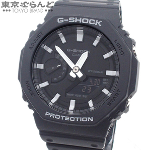 101726753 1円 カシオ CASIO G-SHOCK デジタル・アナログコンビネーションモデル GA-2100-1AJF ブラック 樹脂系 腕時計 メンズ 電池式の画像1