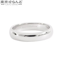 101712474 ティファニー TIFFANY&Co. フォーエバー ウェディング バンドリング プラチナ Pt950 19号相当 リング・指輪 メンズ 仕上済_画像1