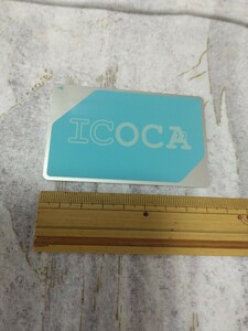 送料込み! JR西日本「ICOCA」通常カード 旧版 デポのみ　(イコカ ICカード 鉄道 suica