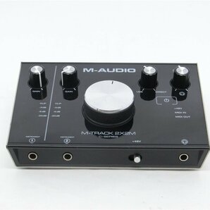 中古 M-AUDIO ( エムオーディオ ) / M-Track Duo USBオーディオインターフェイス 通電のみ確認済み 動作不明 ジャンク品 送料無料の画像1