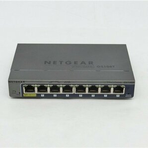 NETGEAR GS108T レイヤー2 PoE受電対応 1000BASE-T 8ポート VLAN対応スイッチングハブ 送料無料の画像1