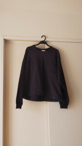 ノースフェイス☆THE NORTH FACE☆L/S GD Heavy Cotton Tee☆裾にブランドロゴタグあり☆定価7920円☆L☆しっかりとした生地感☆黒