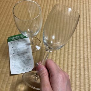 ワイングラス ペア aderia glassセット 新品未使用 クリスタル ガラス 食器