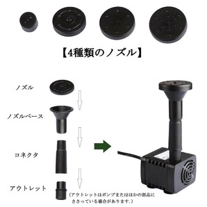 ソーラー 噴水 ソーラー 池 ポンプ 庭の噴水用 省エネ 池でも使えるポンプ 太陽光 自動の画像3