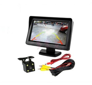  back camera monitor set postage 690 jpy Japanese instructions attaching 4.3 -inch wide-angle 170° waterproof nighttime LED attaching back camera 